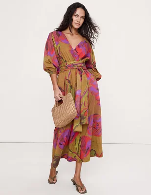 Vestido midi casual para mujer