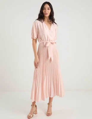 Vestido midi formal sandra darren para mujer