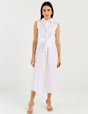 Vestido crop casual Petite Studio para mujer