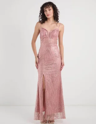 Vestido largo de fiesta para mujer
