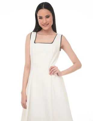 Vestido a la rodilla casual sarah bustani para mujer