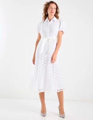 Vestido midi formal sandra darren para mujer
