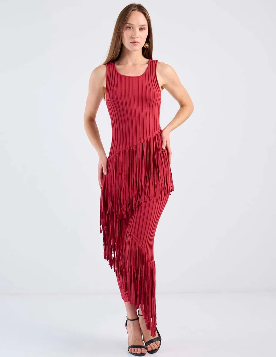 Vestido crop casual map para mujer