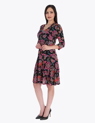 Vestido a la rodilla formal Charme para mujer
