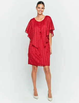 Vestido a la rodilla casual Dándara para mujer
