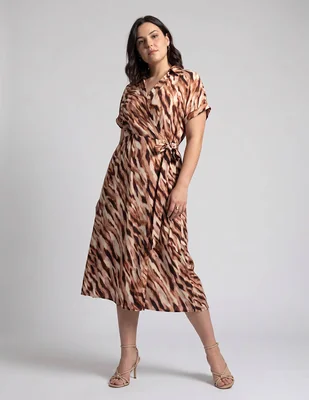 Vestido midi casual davinchy para mujer