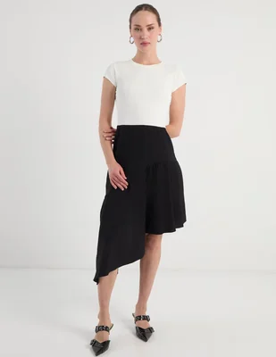 Vestido midi casual Map para mujer