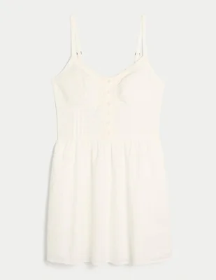 Vestido corto casual Hollister para mujer
