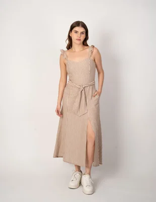 Vestido largo casual salsa ada para mujer