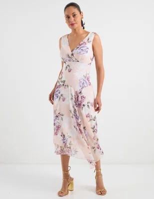 Vestido midi de fiesta Connected Apparel