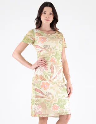 Vestido a la rodilla casual Trinity para mujer