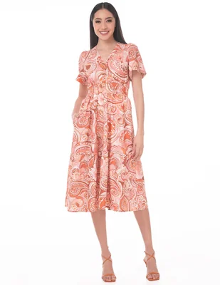 Vestido midi casual LVYOU para mujer