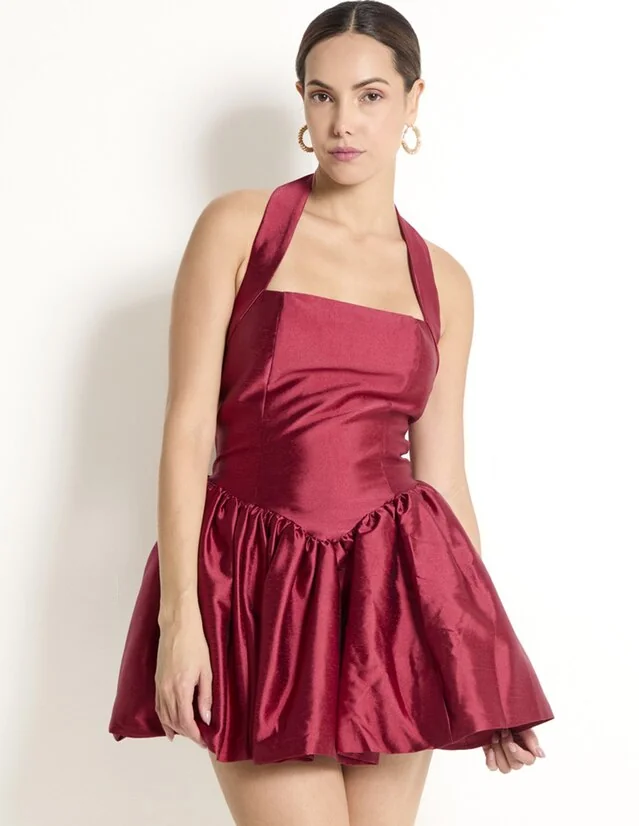 Vestido mini de fiesta Mare Mare escote cuadrado