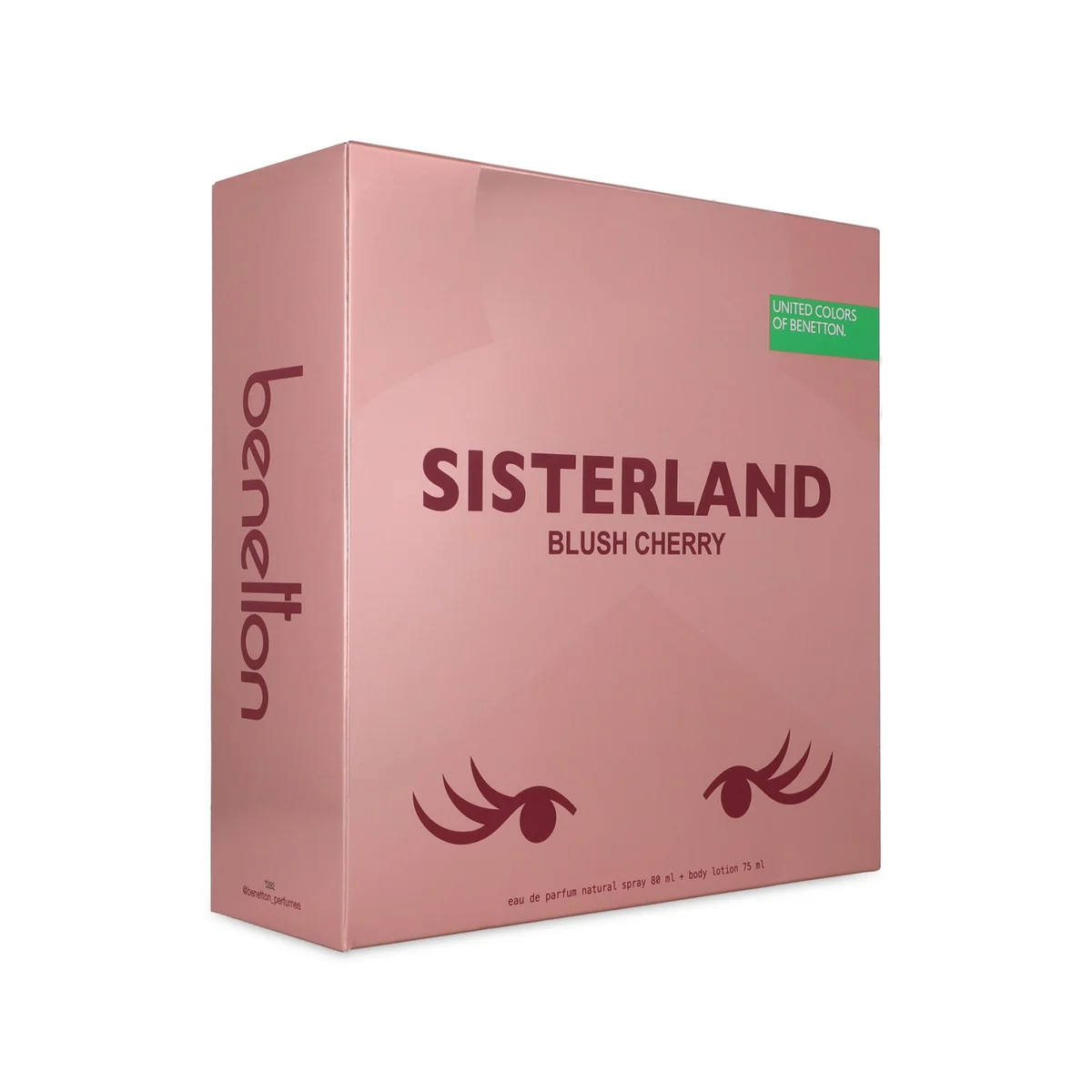 BENETTON SISTERLAND BLUSH CHERRY 80ML EDP SET