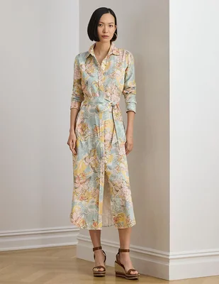 Vestido crop casual Lauren Plus para mujer