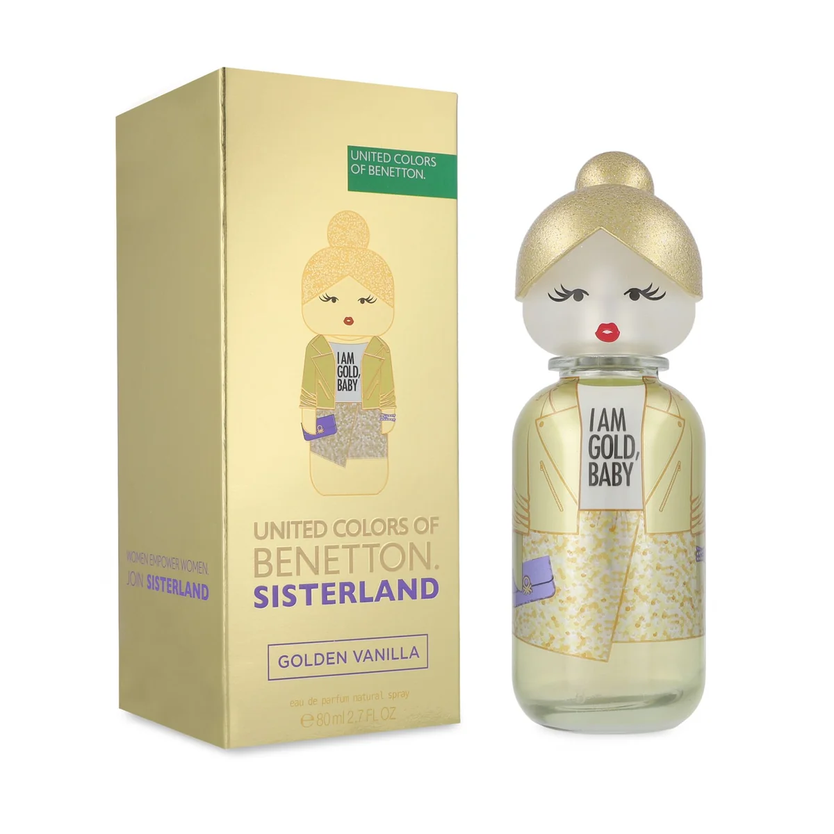 BENETTON SISTERLAND GOLDEN VANILLA 80ML EDP
