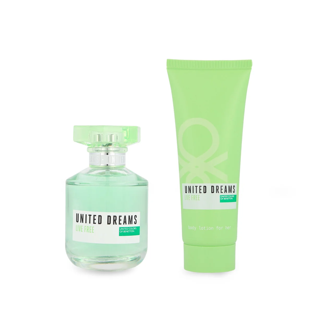 BENETTON UNITED DREAMS LIVE FREE 80ML EDT SET