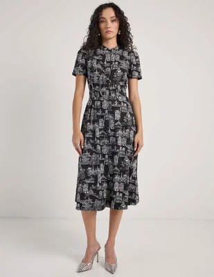 Vestido crop casual Karl Lagerfeld Paris para mujer