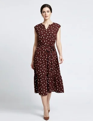Vestido midi casual rimini rimini para mujer
