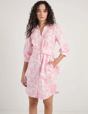 Vestido arriba rodilla casual Karl Lagerfeld Paris para mujer