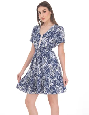 Vestido corto casual sarah bustani coleccion mayo para mujer