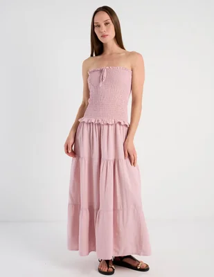 Vestido largo casual naelle para mujer