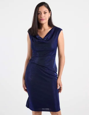 Vestido de fiesta connected apparel escote v