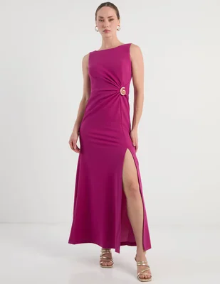 Vestido largo de fiesta karen olivier
