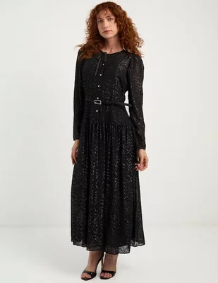 Vestido largo casual Karl Lagerfeld Paris para mujer