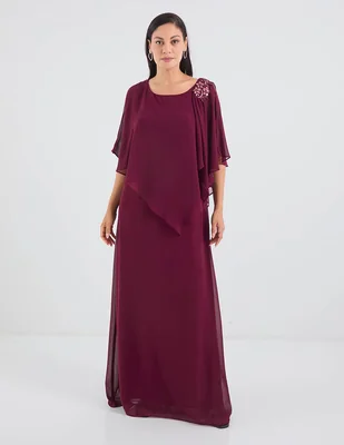Vestido largo fiesta damaia atelier para mujer