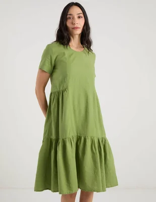 Vestido midi casual Ábito para mujer