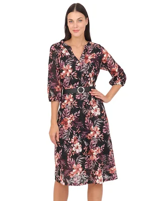 Vestido midi casual Duplan para mujer