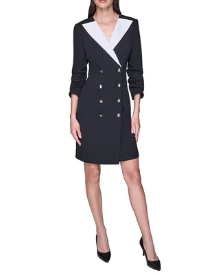 Vestido midi casual Karl Lagerfeld Paris para mujer