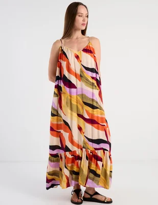 Vestido largo playa vero moda para mujer