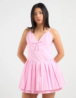 Vestido mini casual Coffee Bean para mujer