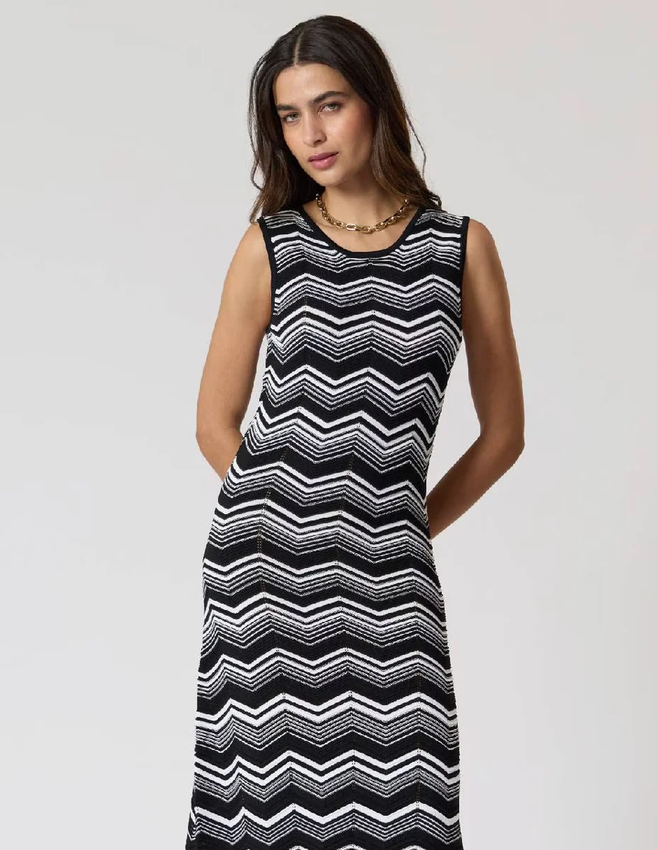 Vestido midi casual Criteria para mujer