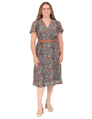 Vestido midi casual Duplan Petite Familia Grupo Toronto para mujer