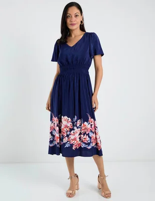 Vestido midi casual Talbots para mujer