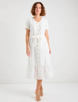 Vestido crop casual damaia atelier para mujer