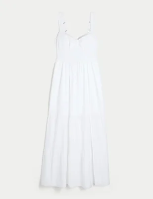 Vestido maxi casual Hollister para mujer