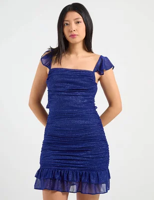 Vestido mini de fiesta Jump escote cuadrado