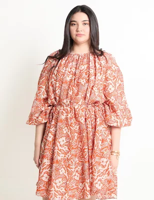 Vestido 3/4 casual Tommy Plus para mujer