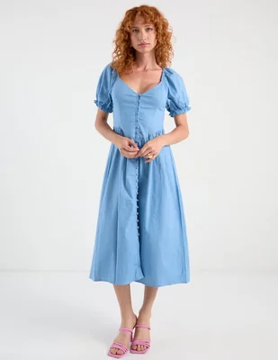 Vestido midi casual Petal + Pup para mujer