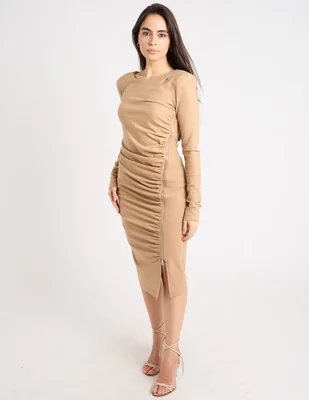 Vestido midi formal pinko para mujer