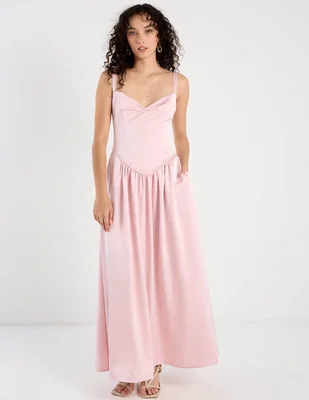 Vestido largo de fiesta mare mare escote v