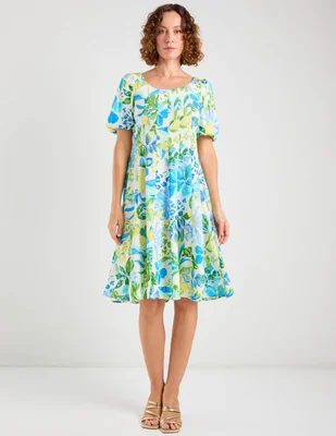 Vestido a la rodilla casual rabbit para mujer