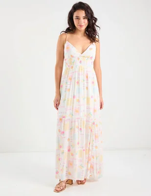 Vestido largo casual Hollister para mujer