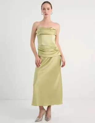 Vestido largo de fiesta mare mare escote medio