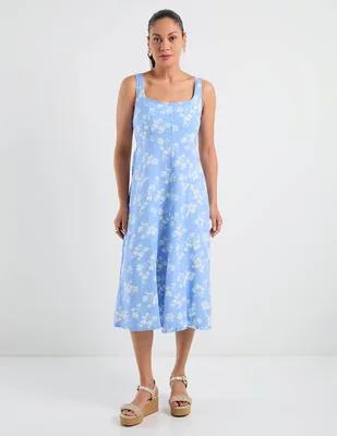 Vestido midi casual Old Navy para mujer