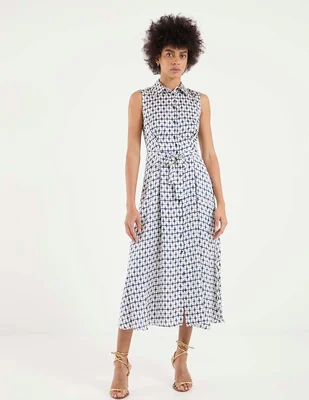 Vestido midi casual Pennyblack para mujer